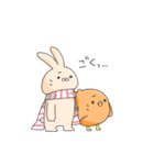 チキンさんと大福さん（個別スタンプ：12）