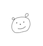 たぶんくま と うさぎ（個別スタンプ：3）