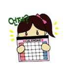 恋するゆきちゃん（個別スタンプ：28）