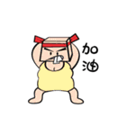 Square head two teeth (everyday life)（個別スタンプ：8）