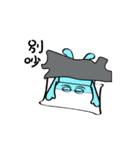 Square head two teeth (everyday life)（個別スタンプ：17）