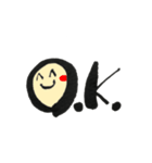 絵文字筆文字（個別スタンプ：24）