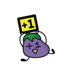 Purple eggplant-Playful through life（個別スタンプ：8）