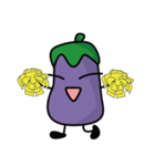 Purple eggplant-Playful through life（個別スタンプ：12）
