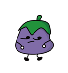 Purple eggplant-Playful through life（個別スタンプ：36）