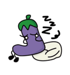Purple eggplant-Playful through life（個別スタンプ：37）