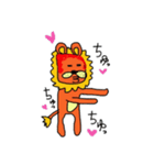 赤髪ライオンジャロ。（個別スタンプ：33）