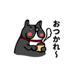 フレンチブル的なドッグ（個別スタンプ：7）