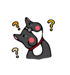 フレンチブル的なドッグ（個別スタンプ：9）