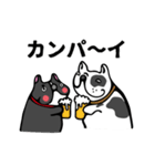 フレンチブル的なドッグ（個別スタンプ：15）