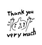 ワタナベくん 英語ver（個別スタンプ：22）