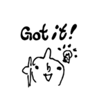 ワタナベくん 英語ver（個別スタンプ：28）