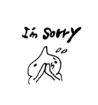ワタナベくん 英語ver（個別スタンプ：39）