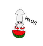 イカすいかくん（個別スタンプ：4）
