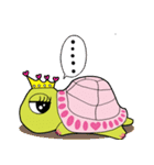 なかよしカメのライフィーとスタイリー（個別スタンプ：16）