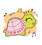 なかよしカメのライフィーとスタイリー（個別スタンプ：24）