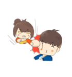 Samo and Boat（個別スタンプ：37）