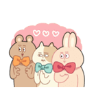 シュールうさねこくまスタンプ（個別スタンプ：40）