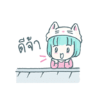 Cherry Neko on the Roof（個別スタンプ：1）