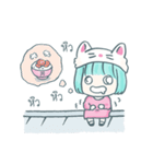 Cherry Neko on the Roof（個別スタンプ：19）