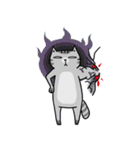 Cat slave in her head a mushroom（個別スタンプ：19）