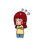 Cat slave in her head a mushroom（個別スタンプ：30）
