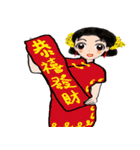 Miss Spring Orchid's CNY blessing（個別スタンプ：1）