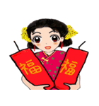 Miss Spring Orchid's CNY blessing（個別スタンプ：2）