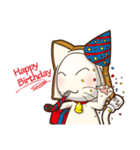 ToastCat（個別スタンプ：18）