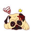 little dog pug Cartoon（個別スタンプ：11）