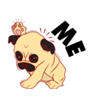 little dog pug Cartoon（個別スタンプ：26）