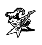 Black Metal Cat（個別スタンプ：7）