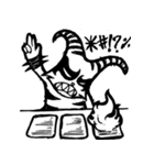 Black Metal Cat（個別スタンプ：16）