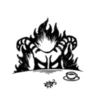 Black Metal Cat（個別スタンプ：17）
