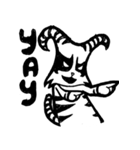 Black Metal Cat（個別スタンプ：33）