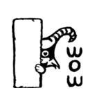 Black Metal Cat（個別スタンプ：36）