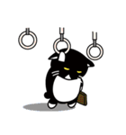 ちょっとふてぶてしいパンダみたいな猫（個別スタンプ：15）