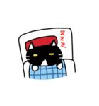 ちょっとふてぶてしいパンダみたいな猫（個別スタンプ：16）