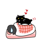 ちょっとふてぶてしいパンダみたいな猫（個別スタンプ：36）