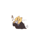 働く3匹（個別スタンプ：8）