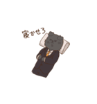 働く3匹（個別スタンプ：17）