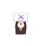 働く3匹（個別スタンプ：27）