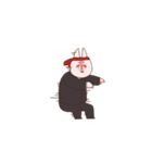 働く3匹（個別スタンプ：37）