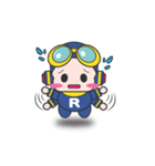 りゅーすくん（個別スタンプ：3）