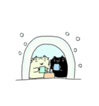 2匹のもふにゃん（個別スタンプ：5）