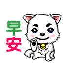 There are only little white dog（個別スタンプ：3）