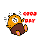 Liu-Lang Bear-Happy Happy Time（個別スタンプ：2）