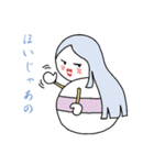 雪だるま女（個別スタンプ：1）