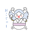 雪だるま女（個別スタンプ：3）