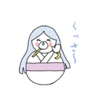 雪だるま女（個別スタンプ：6）